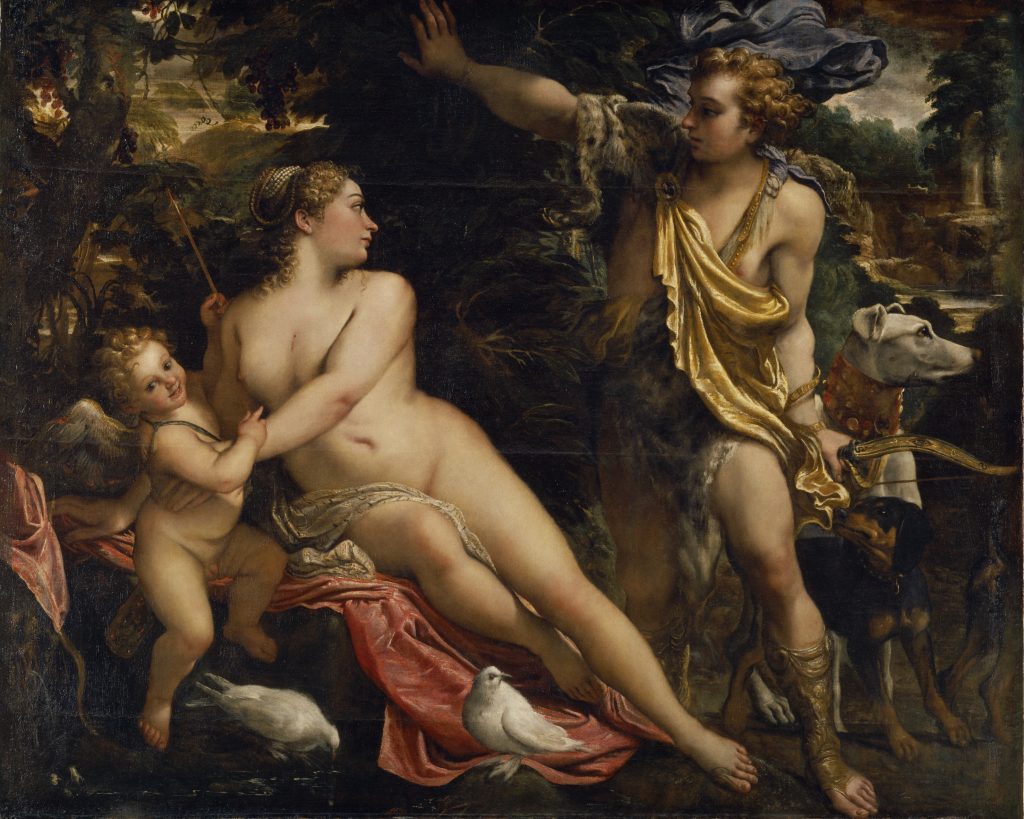 Wenus, Adonis i Kupido (1595)