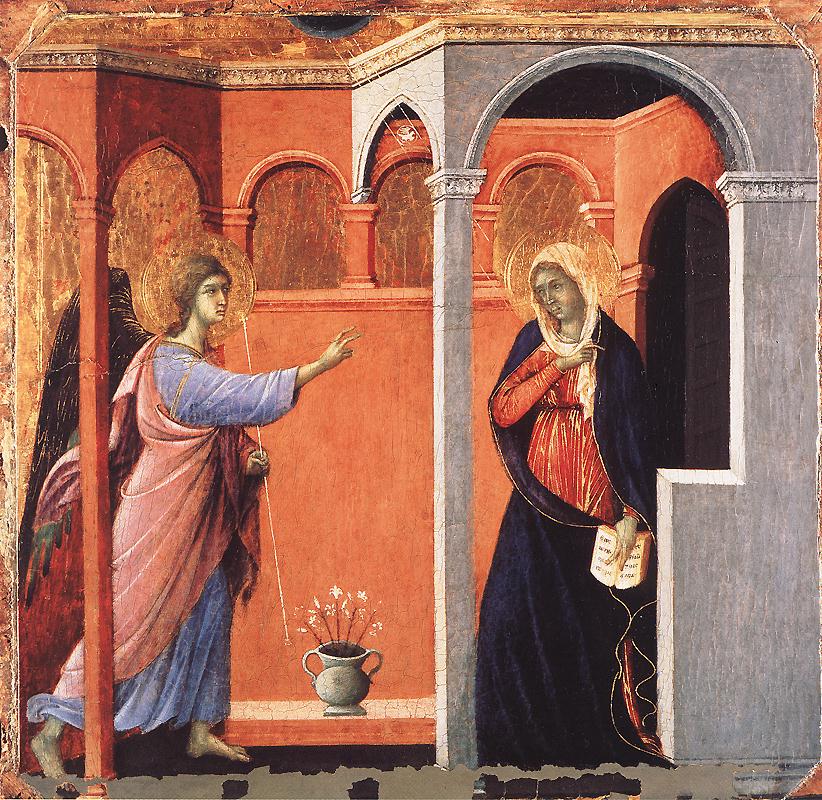 Duccio di Buoninsegna – Zwiastowanie