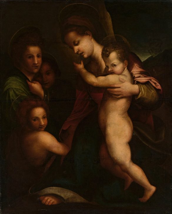 Madonna z Dzieciątkiem Jezus i św. Janem (1500-1525)
