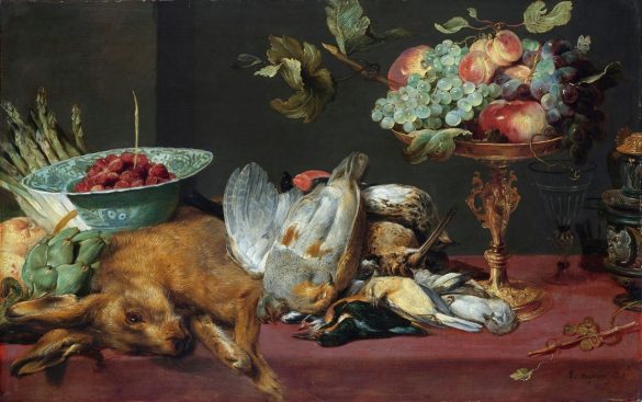 Martwa natura z drobną zwierzyną i owocami (1600 - 1657)