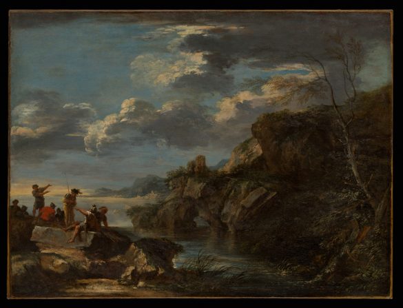 Bandyci na skalistym wybrzeżu – Salvator Rosa