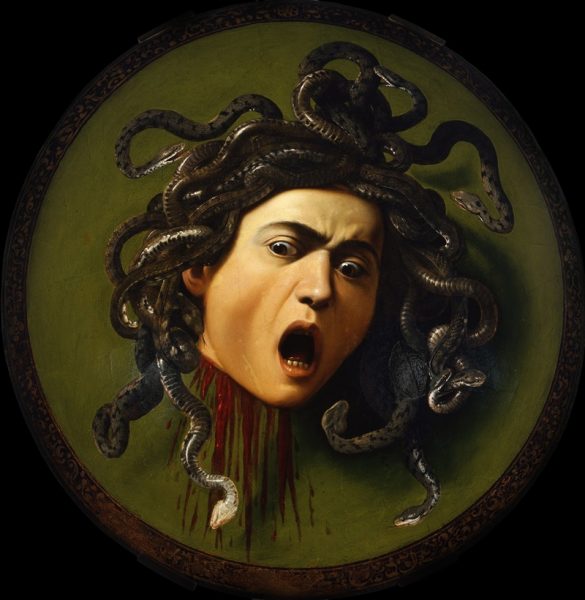 Caravaggio - Meduza (1597-1598)