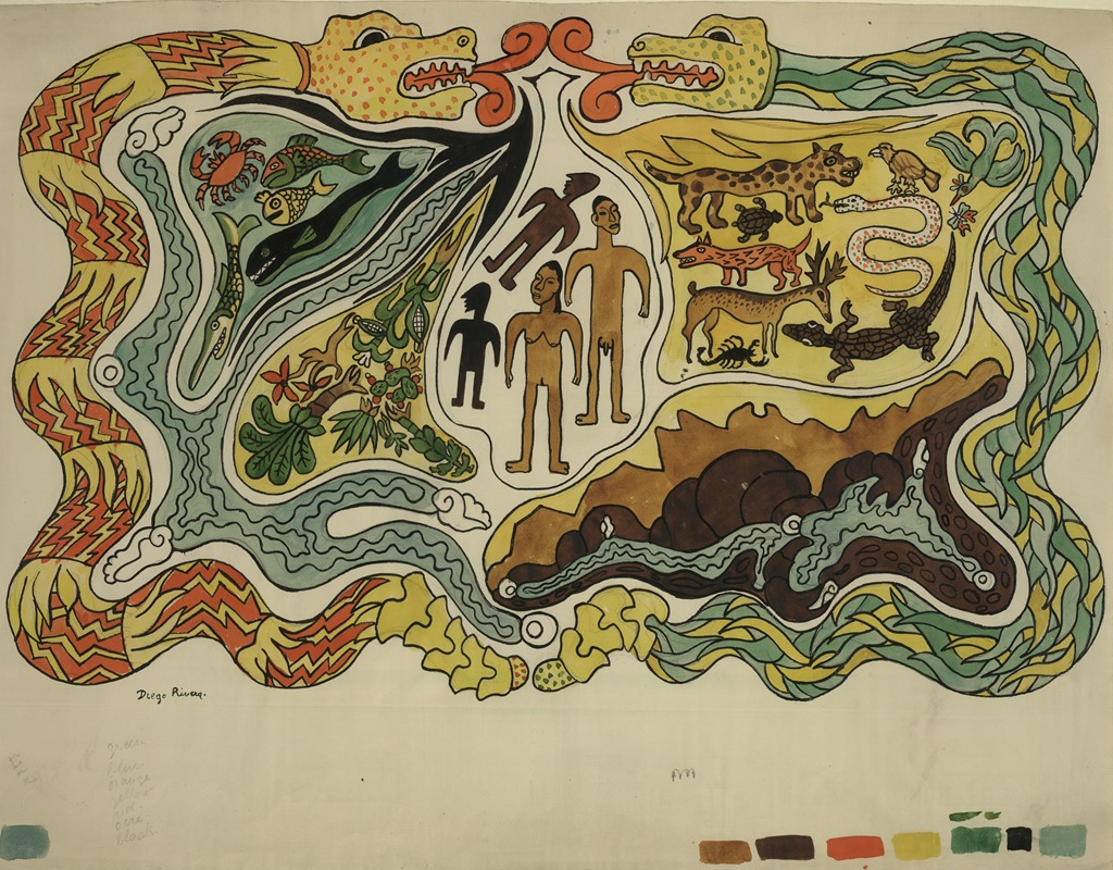 Diego Rivera - Stworzenie (1931)