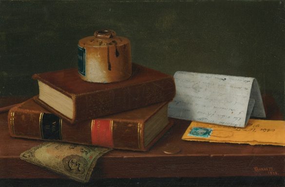 Martwa natura z listem do pana Williama Taggarta, Esq. (1878)