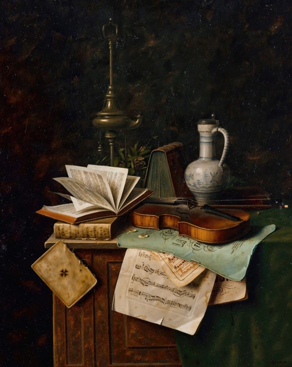 Martwa natura ze skrzypcami (1885)