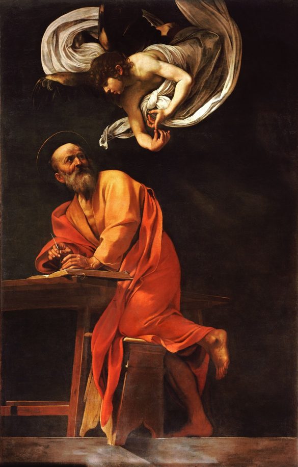 Święty Mateusz i anioł (około 1602)