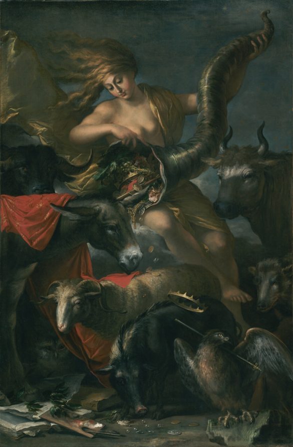 Salvator Rosa - Alegoria fortuny