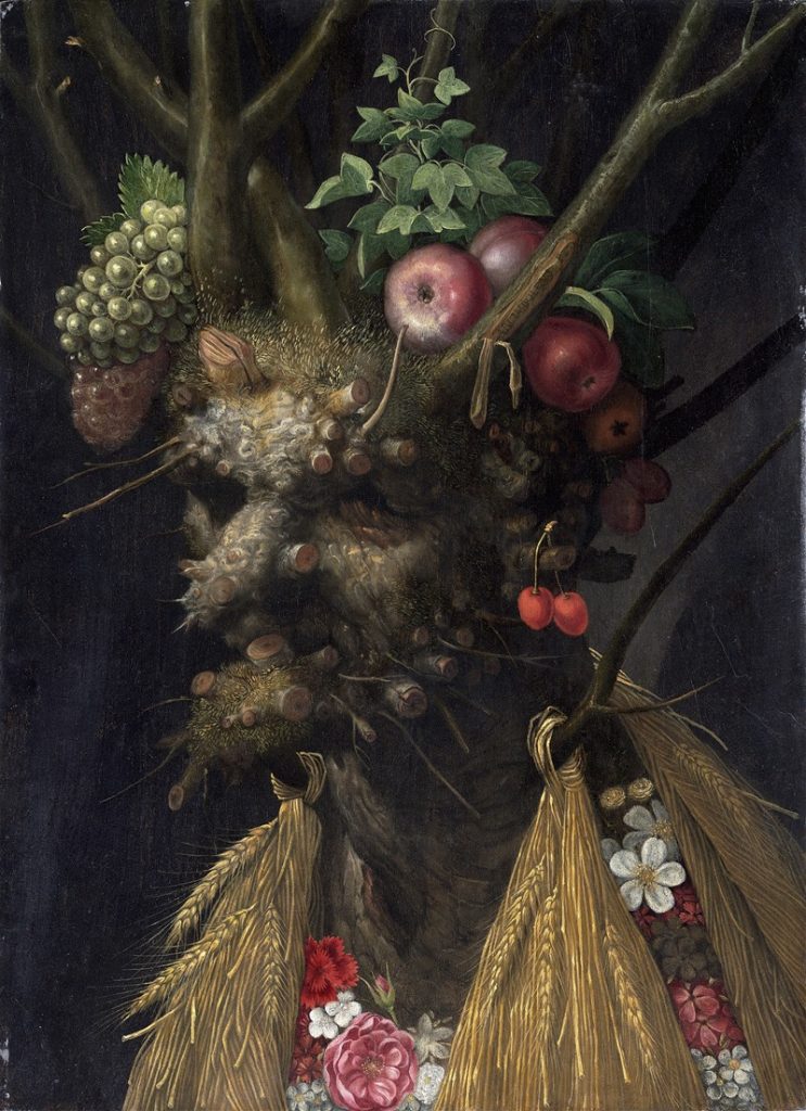 Giuseppe Arcimboldo - Cztery pory roku w jednej głowie (ok. 1590)