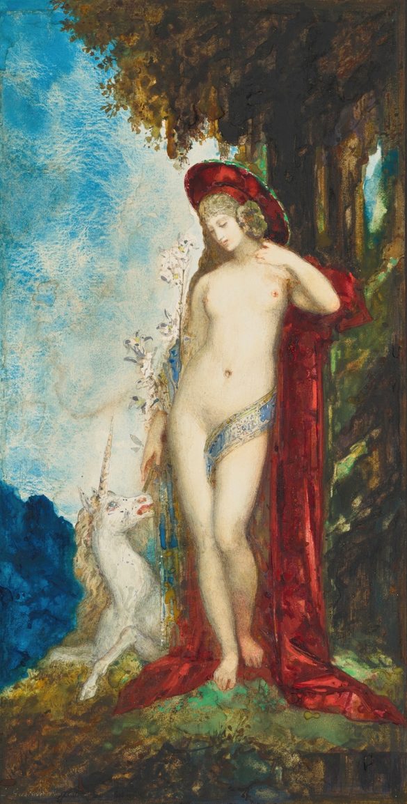 Kobieta i Unikorn (1885)
