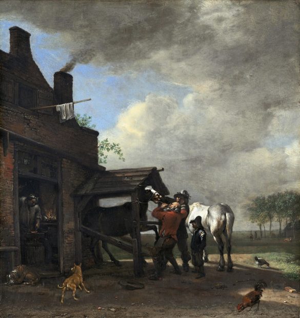 Paulus Potter - Sklep kowalski (1648)