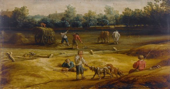Chłopi zbierają plony (1627)