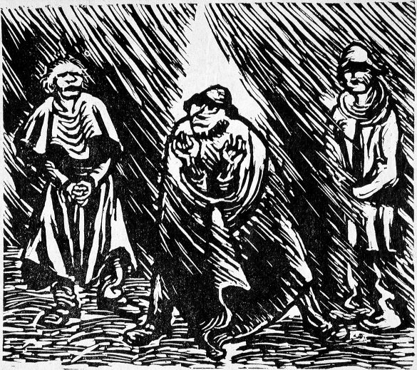Grupa składająca się z trzech postaci – bas, sopran, tenor – Ernst Barlach