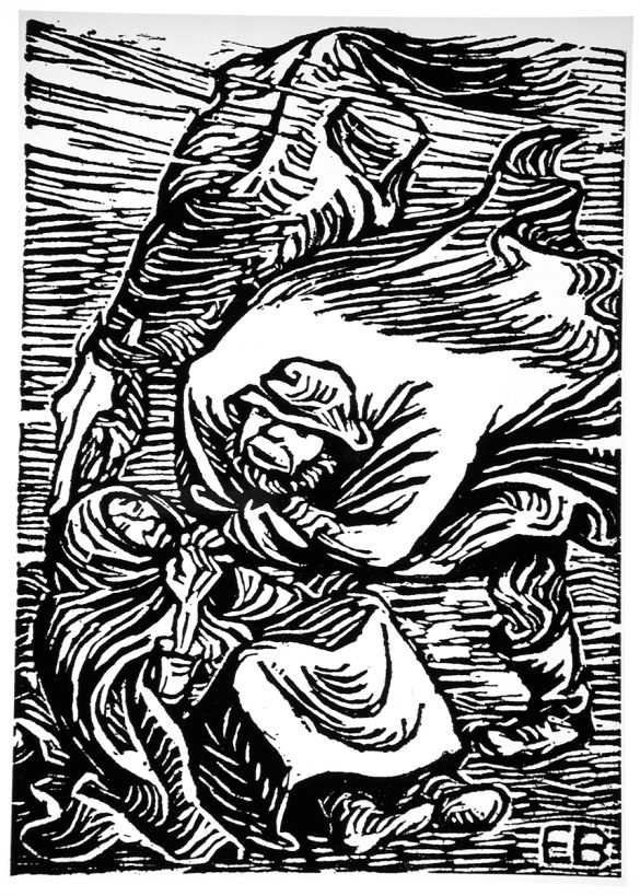 Grupa w czasie burzy – Ernst Barlach