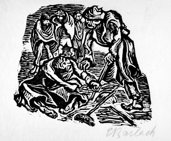 Kaleka i jednonogi człowiek – Diebitz i Stiebitz – Ernst Barlach