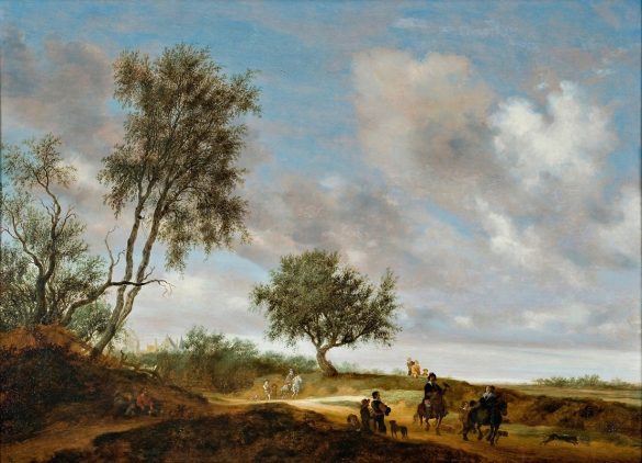 Krajobraz z myśliwymi (1648)