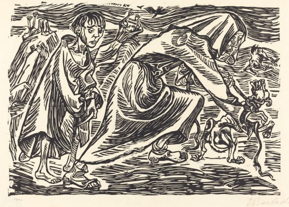 Łapacz psów (1919) Ernsta Barlacha