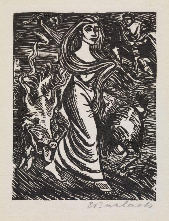 Lilith, pierwsza żona Adama autorstwa Ernsta Barlacha, Paula Cassirera Verlag i Pan Presse