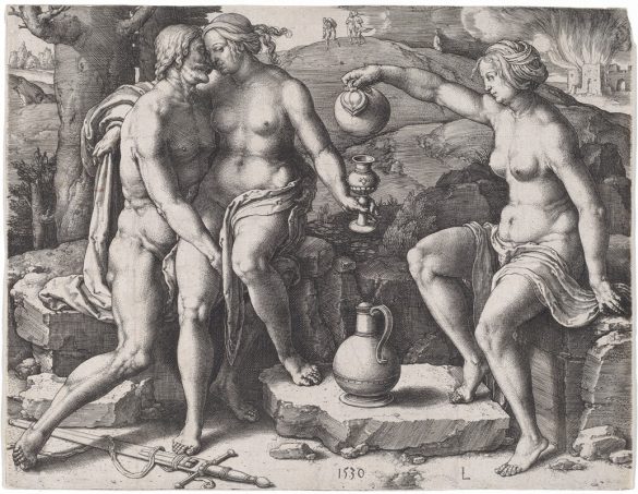 Lot i jego córki (1530)