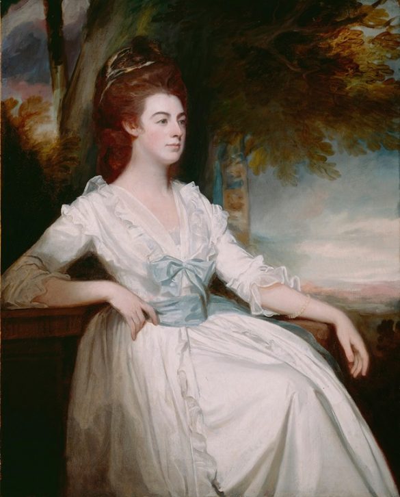 Panna Clavering (między 1780 a 1782)
