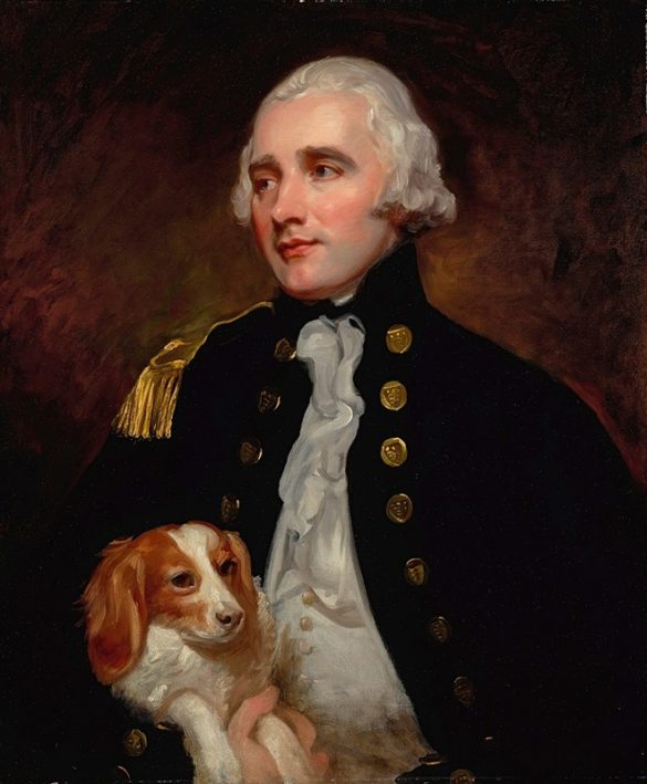 Portret oficera korpusu inżynierów, półdługi, dawniej identyfikowany jako Sir George Gray