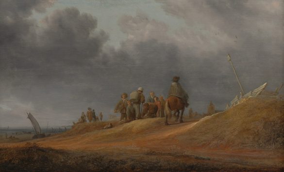Rynek nad brzegiem morza (1637)