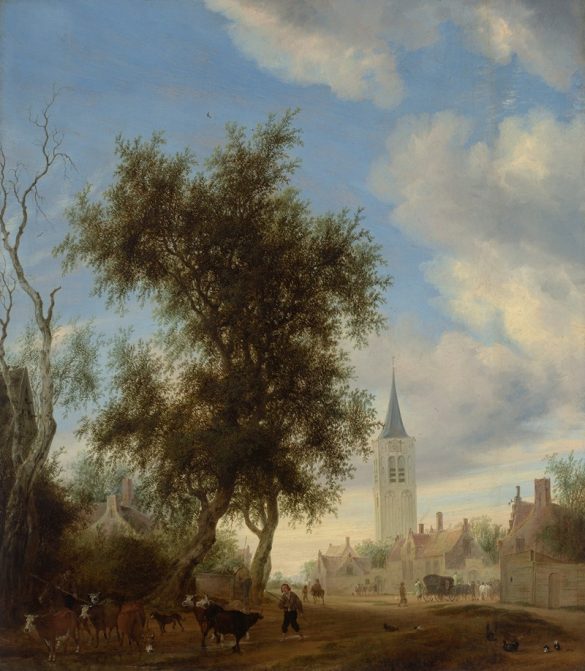 Salomon van Ruysdael - Widok na Beverwijk (1646)