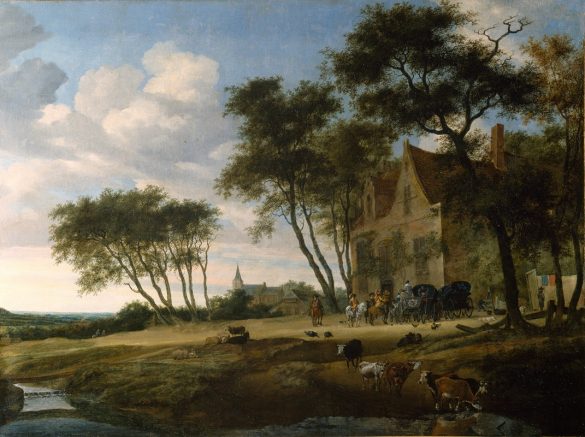 Salomon van Ruysdael - Zatrzymanie (1661)