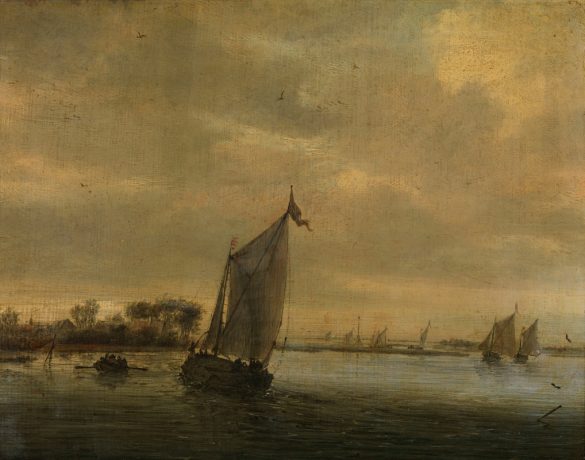 Salomon van Ruysdael – Spokojna woda