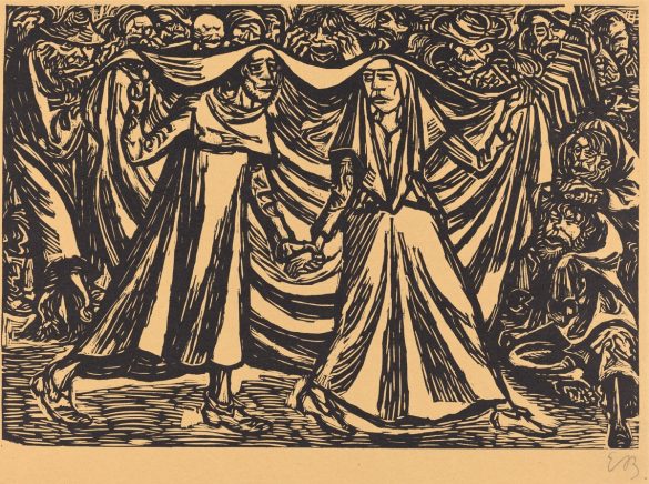 Taniec śmierci II (1921) Ernsta Barlacha