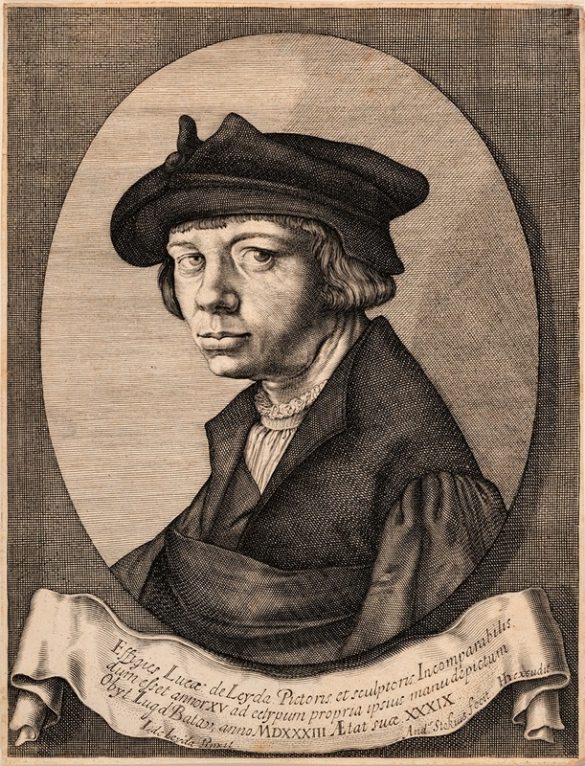 Wizerunek Lucasa van Leydena. Malarz i rzeźbiarz (około 1620)