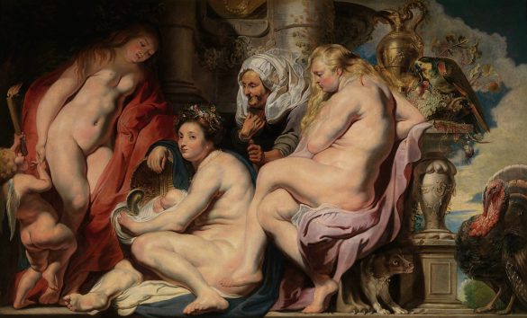 Córki Cecropsa szukające dziecka Erichtoniusza (1617)
