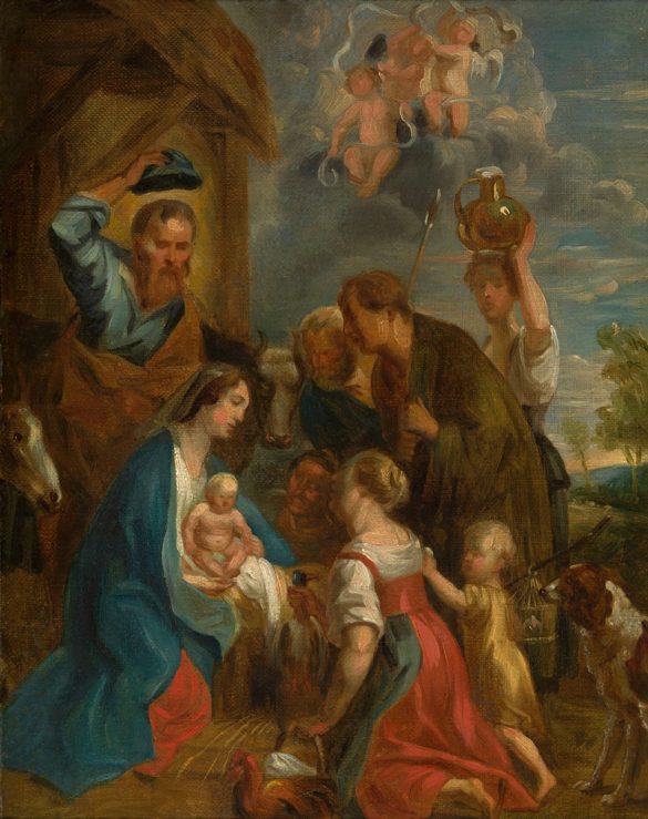 Jacob Jordaens - Adoracja pasterzy