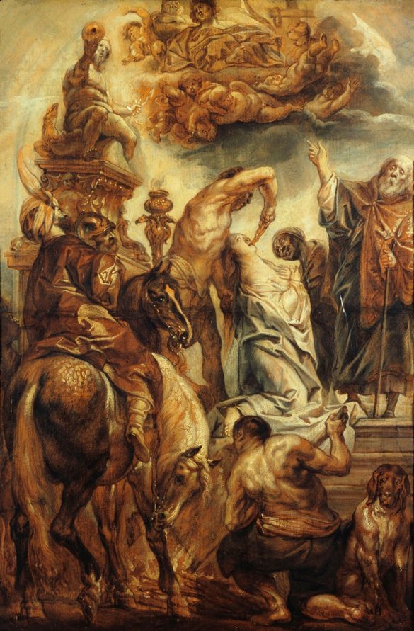 Męczeństwo św. Apollina (1628)