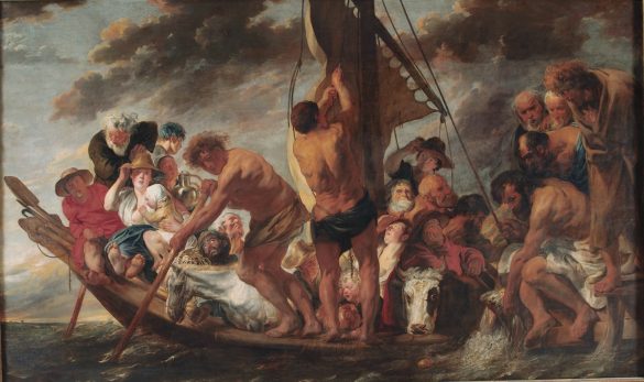 Pieniądze z hołdu. Piotr znalazł srebrną monetę w pysku ryby. Zwany także „Promem do Antwerpii” (1616–1634)