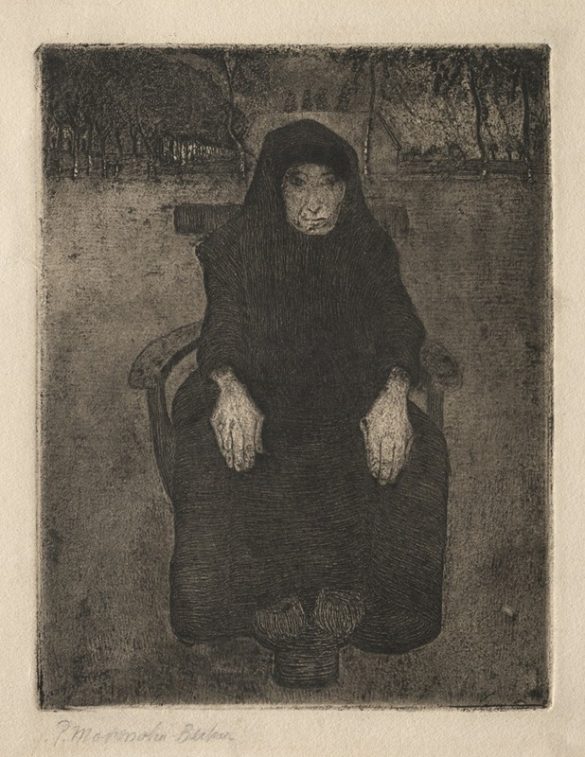 Siedząca staruszka (ok. 1905)