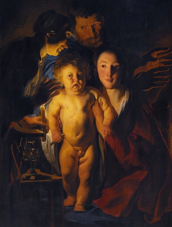 Święta Rodzina przy świecach (od około 1621 do około 1622)