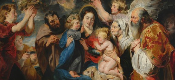 Święta Rodzina w otoczeniu aniołów (1616-1617)