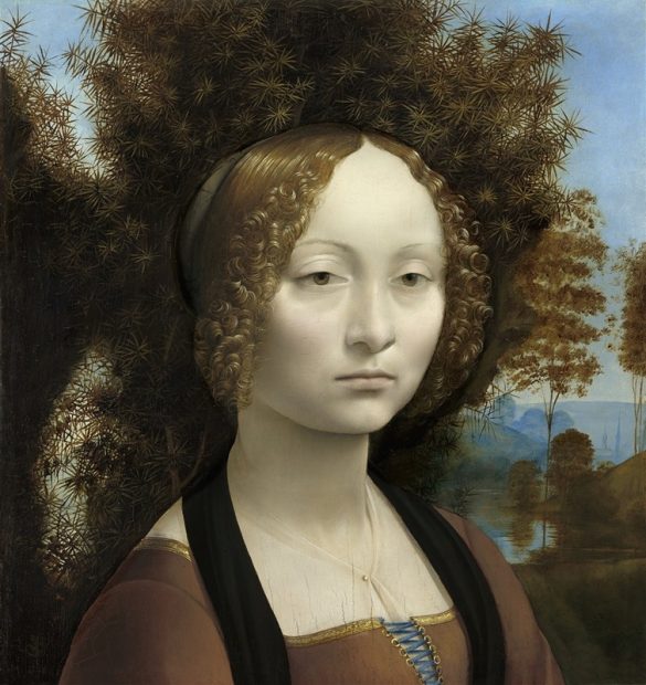 Ginevra de’ Benci (awers) (ok. 1474-1478)
