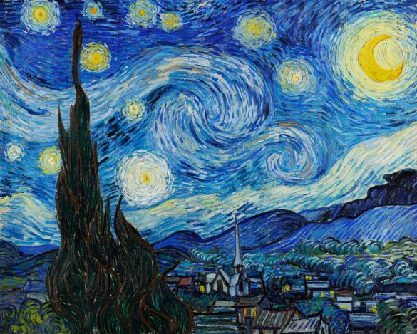 Gwiaździsta noc (1889) Vincenta Van Gogha
