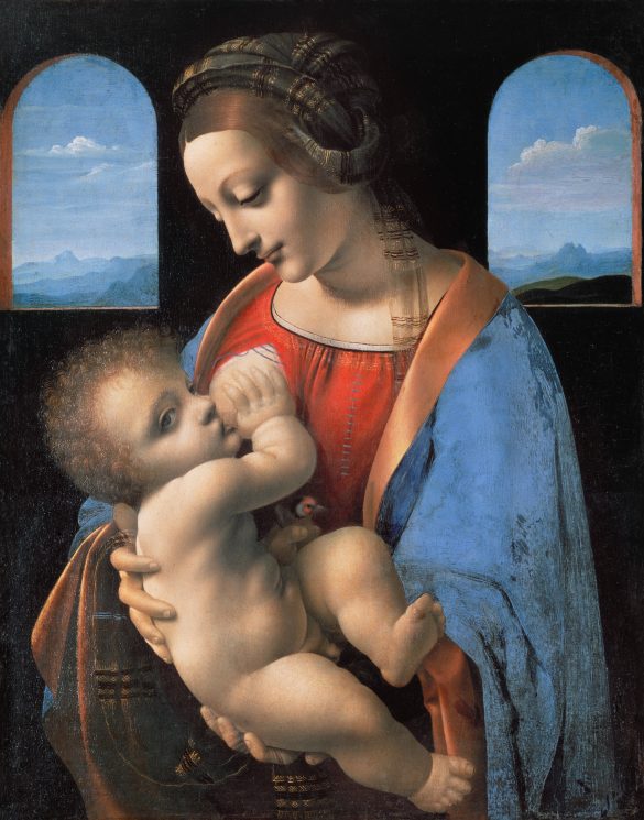 Madonna Litta Leonarda da Vinci (połowa lat 90. XIV w.)