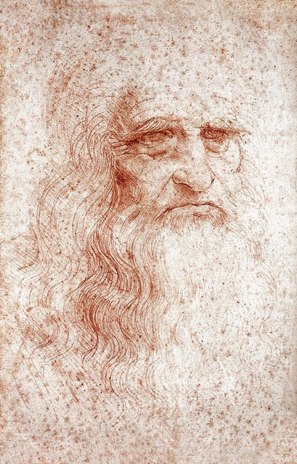 Autoportret Leonarda da Vinci (1512)