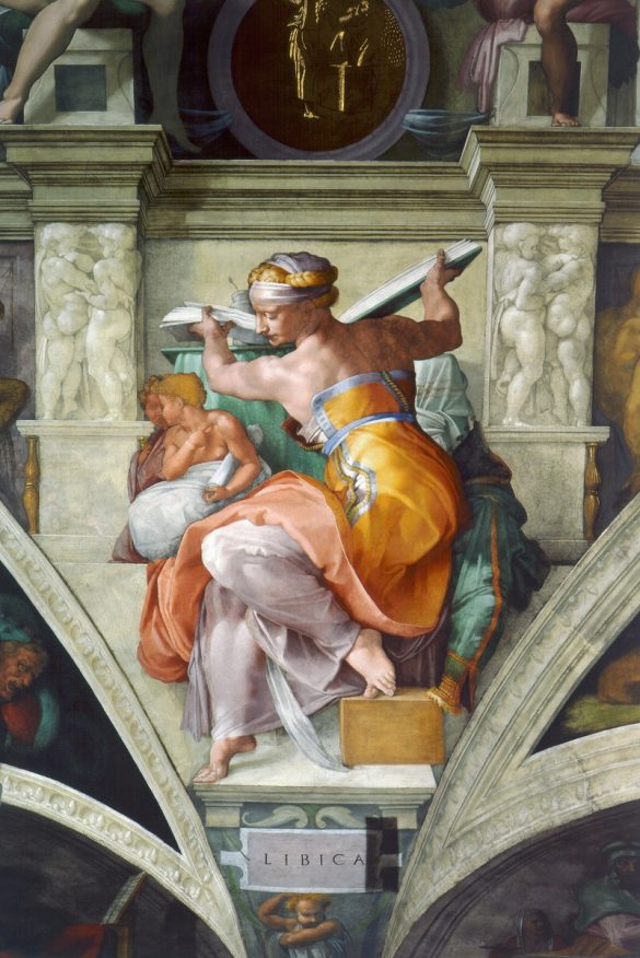 Libijskie Sybille Michała Anioła Buonarrotiego (około 1511 r.)