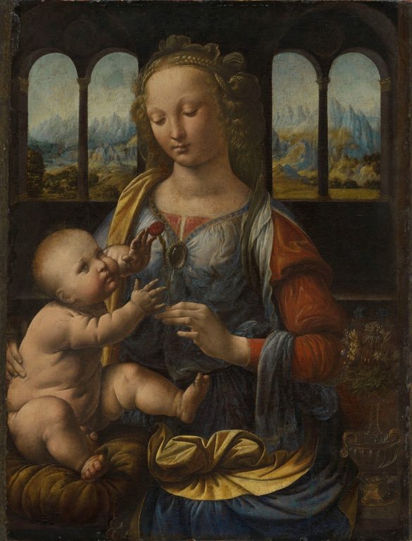 Madonna z goździkiem (około 1475)