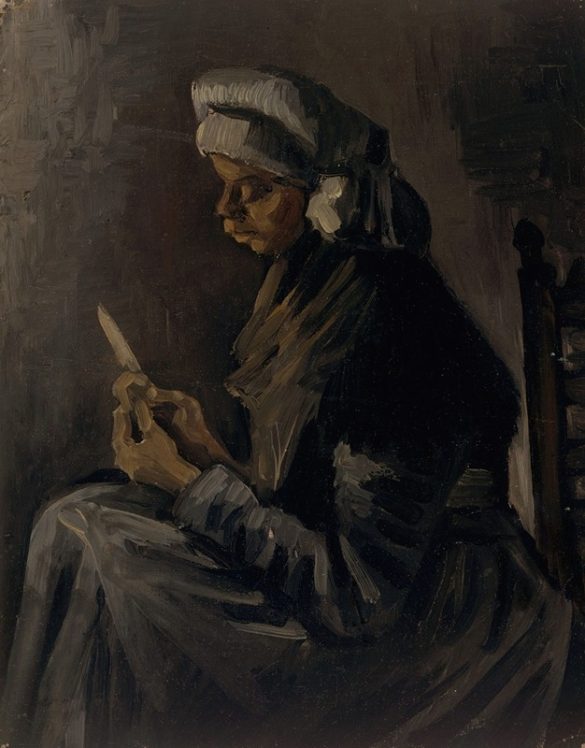Obieranie ziemniaków (1885)