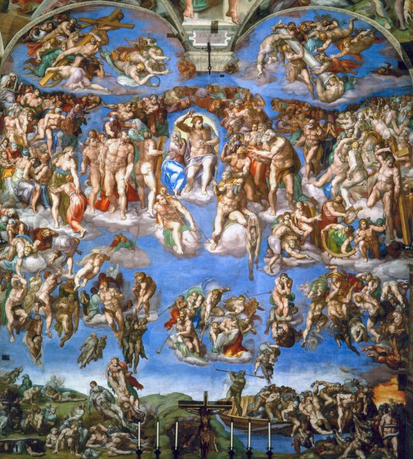 Sąd Ostateczny (1536-1541) Michał Anioł Buonarroti