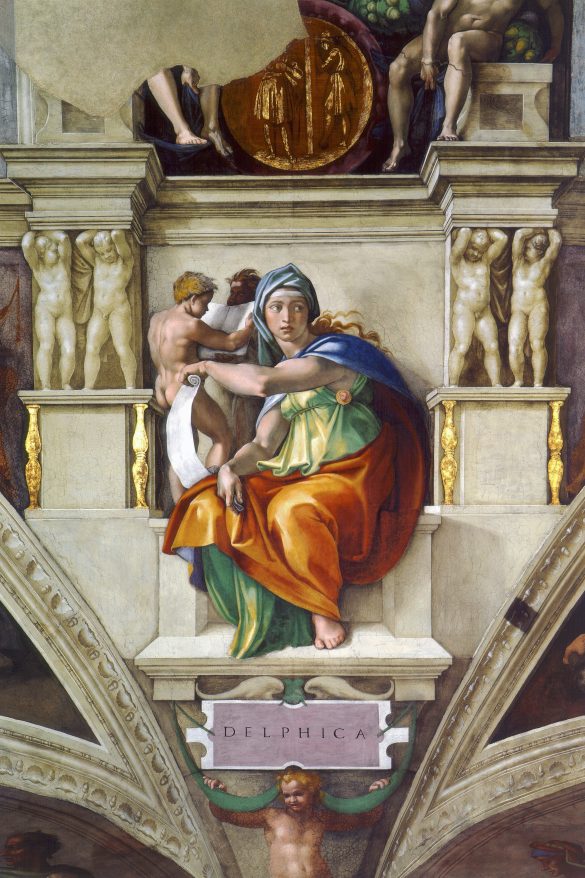 Sybilla delficka Michała Anioła Buonarrotiego (około 1509 r.)