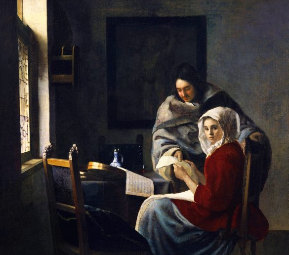 Dziewczyna przerwana w muzyce (ok. 1660–1661) Johannesa Vermeera