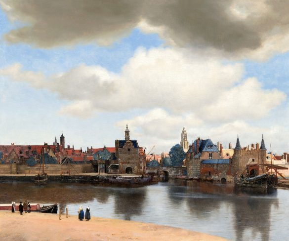 Widok Delftu autorstwa Johannesa Vermeera (ok. 1660–1661)