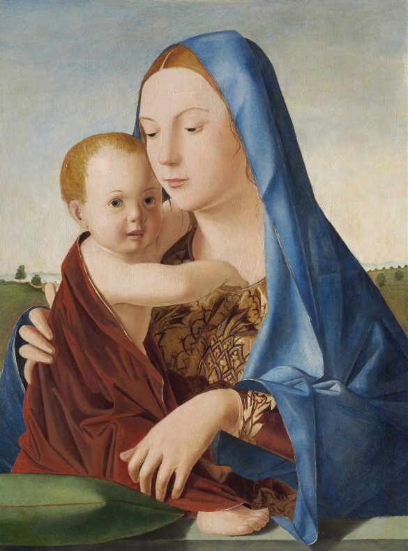 Antonello da Messina - Madonna and Child (c. 1475)