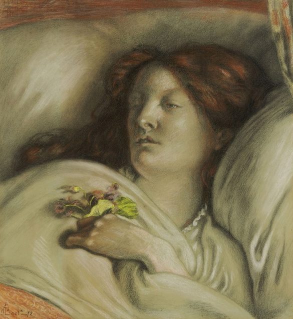 Rekonwalescencja – Portret Emmy Madox Brown (1872)